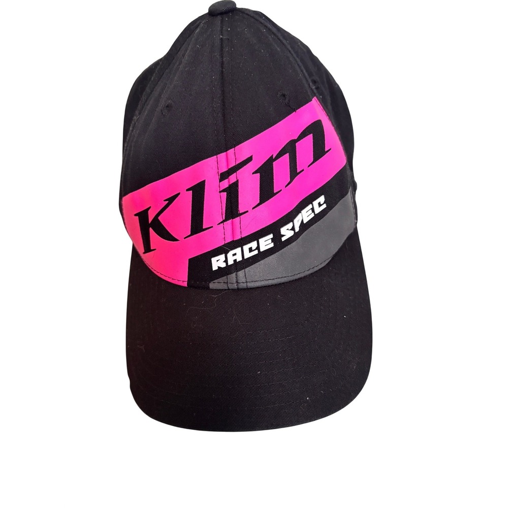 Klim Race Spec Hat Mens OSFA Black Excellent Snapback Motocross Cap